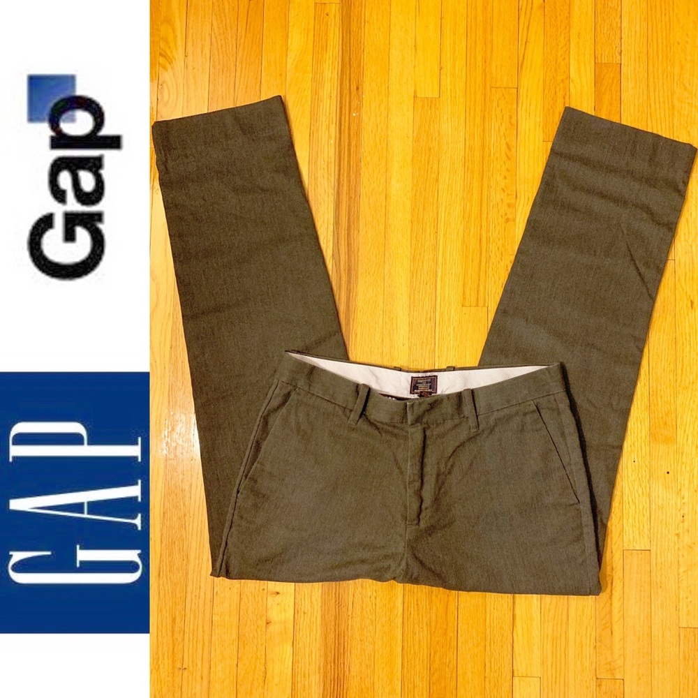 Gap Men’s Khacki Dress Pants - Dark Grey - 32 x 30